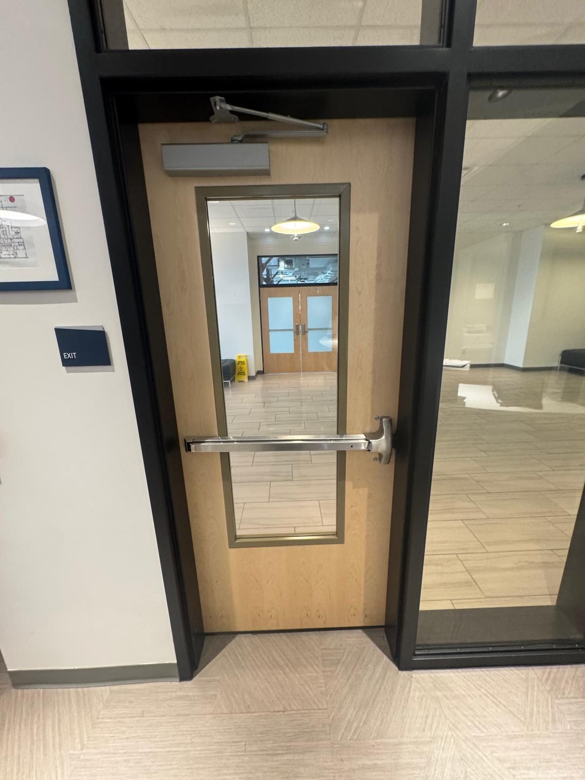 Emergency exit hardware repair